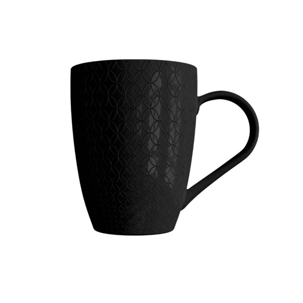 Caneca Decorada Geométrica Havan Casa 350Ml - Preto