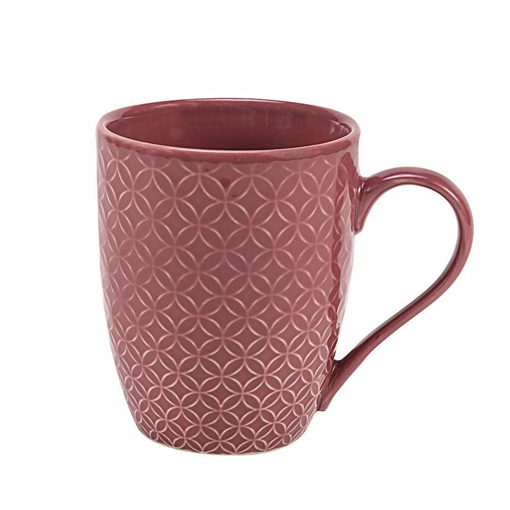 Caneca Decorada Geométrica Rosa Havan Casa - 350ml