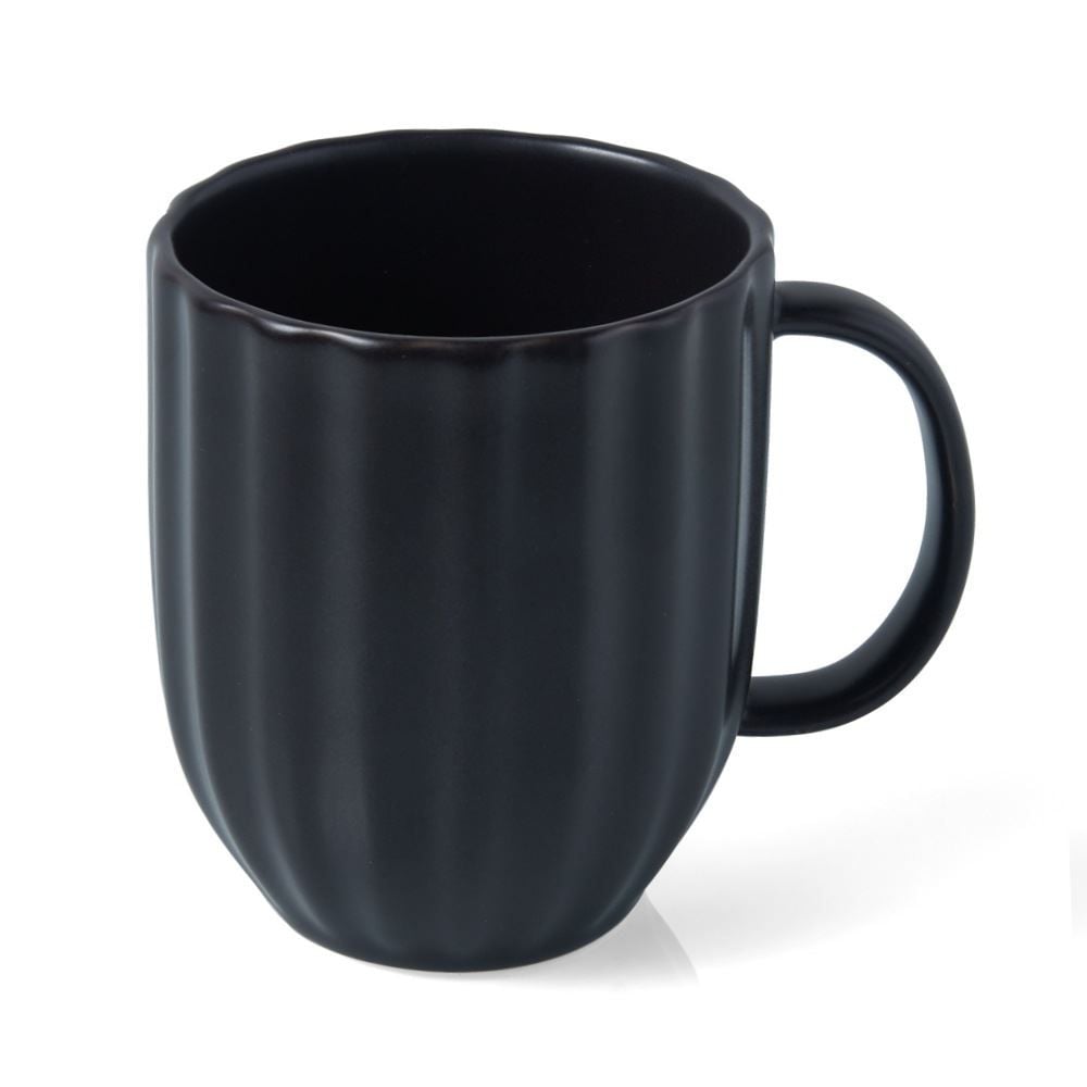 Caneca Em Cerâmica Sarah Preta Havan Casa - 445ml