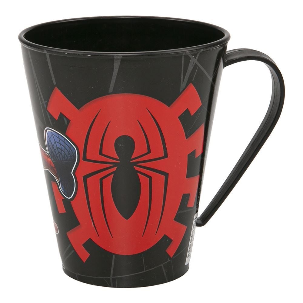 Caneca Homem-Aranha Plasútil 360Ml - Plástico