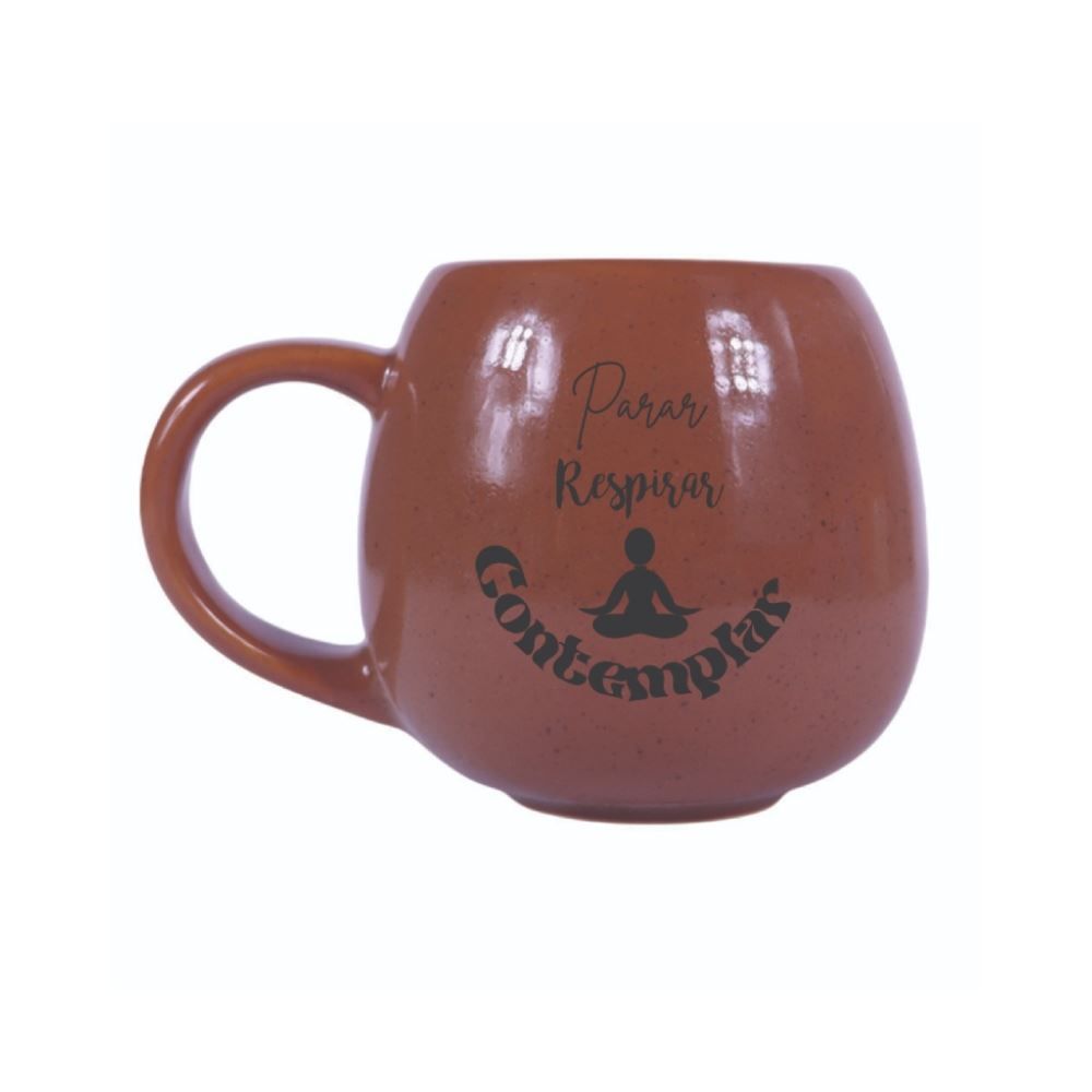 Caneca Moon Terracota Contemplar Mellie - 300Ml