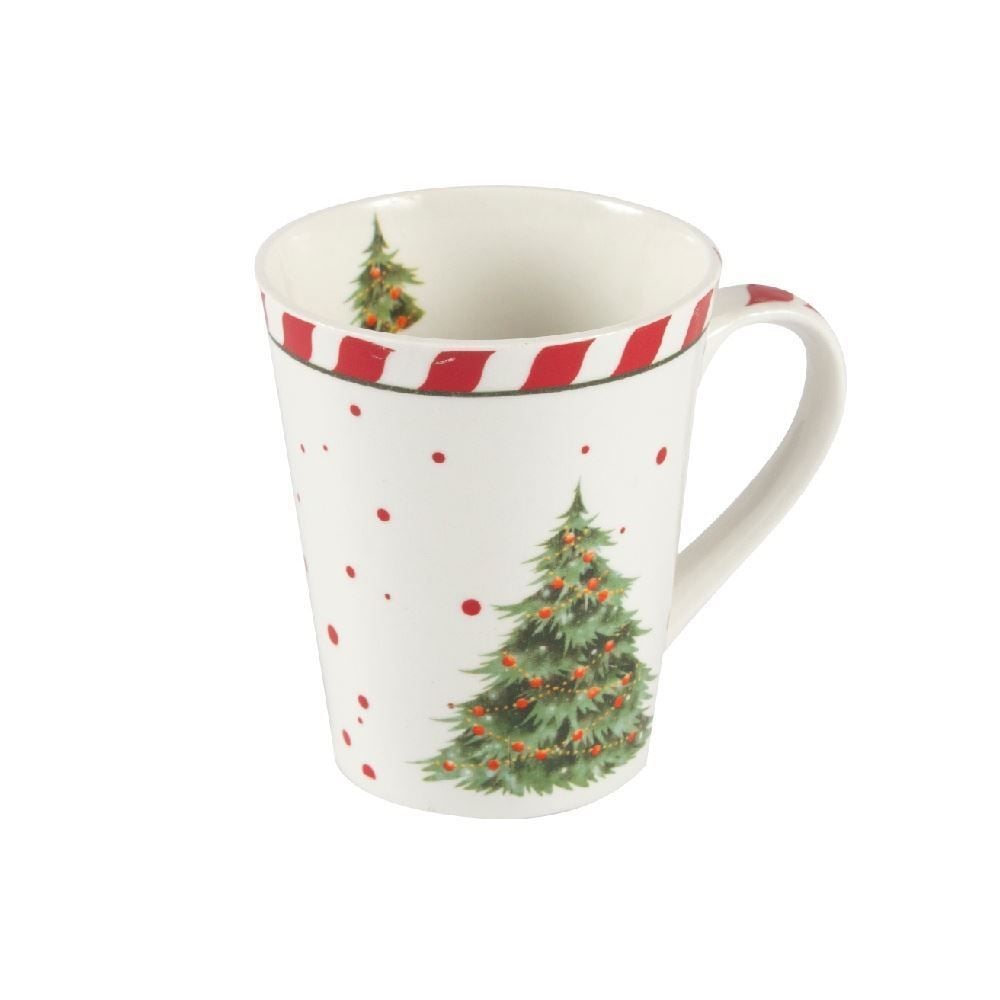Caneca Natalina De Porcelana Classic Tuut 300Ml - Sortido