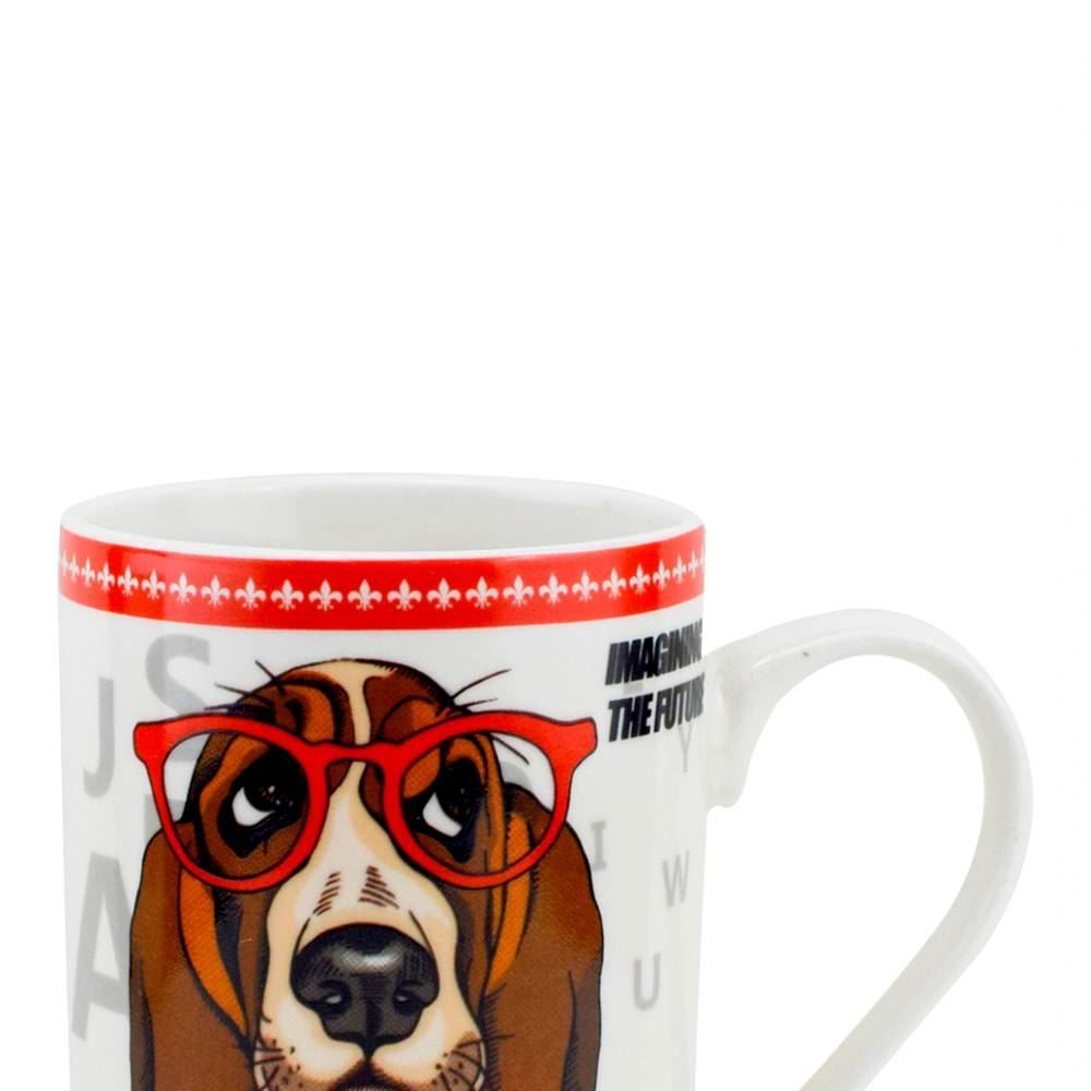 Caneca Pet Guys Basset Dynasty - 320ML