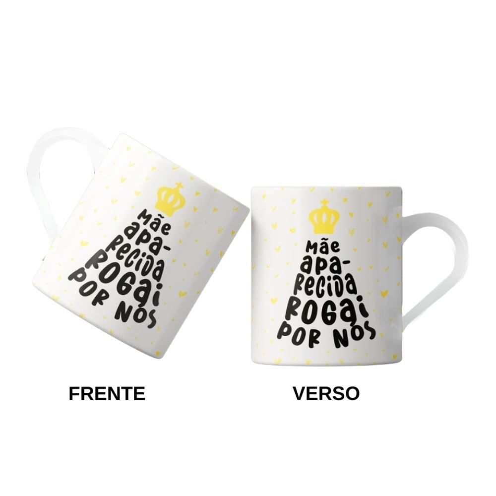 Caneca Rogai Por Nós Lv Porcelanas - 300Ml