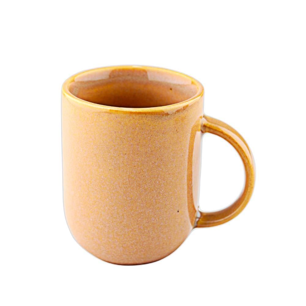 Caneca Sotille Em Cerâmica L Hermitage 330Ml - Amarela