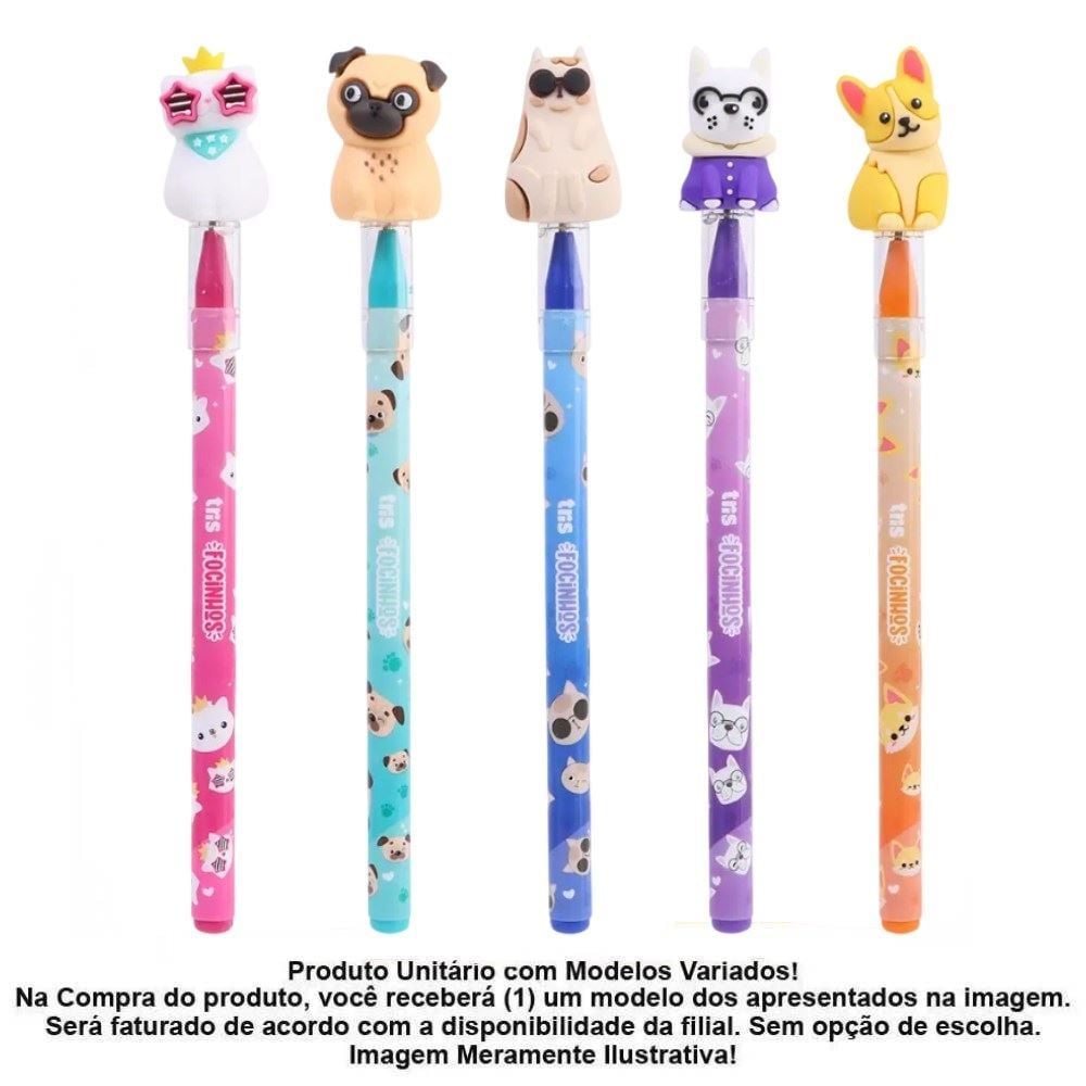 Caneta Esferográfica 1.0 Focinhos Tris - Sortido