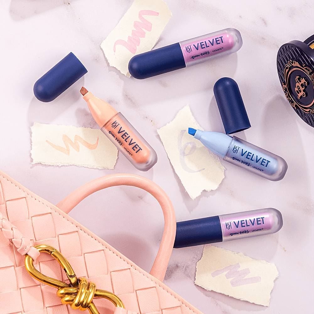 Caneta Marca Texto com Brilho Bruna Tavares Leoarte - 4 Unidades