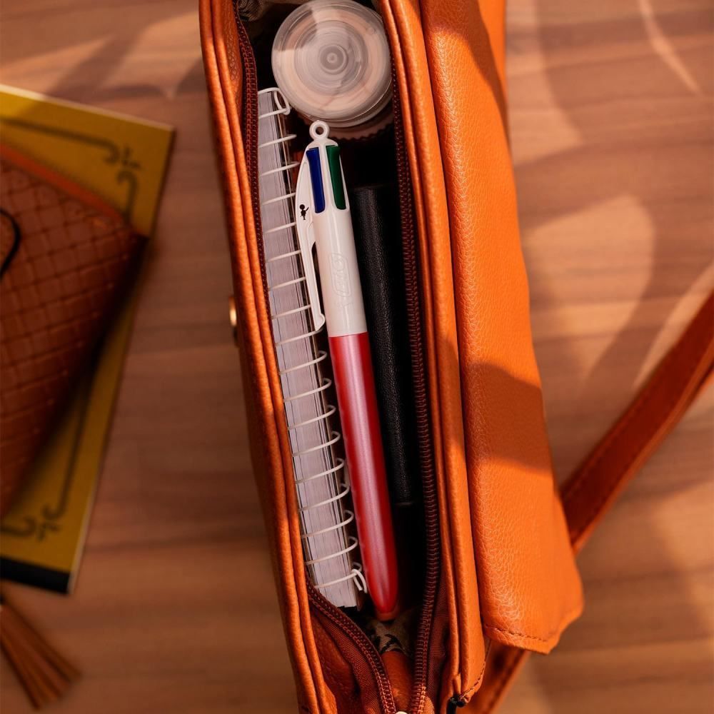 Caneta Retrátil 1.0 Perolado Bic - 4 Cores