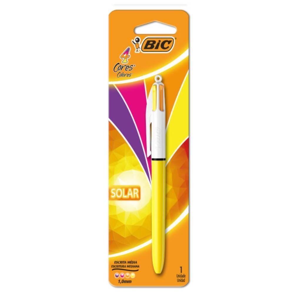 Caneta Solar Bic 4 Cores - 517657