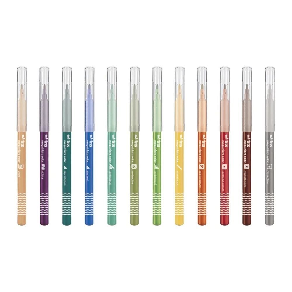 Canetinha Hidrocor Ponta Fina Tris - 24 Cores