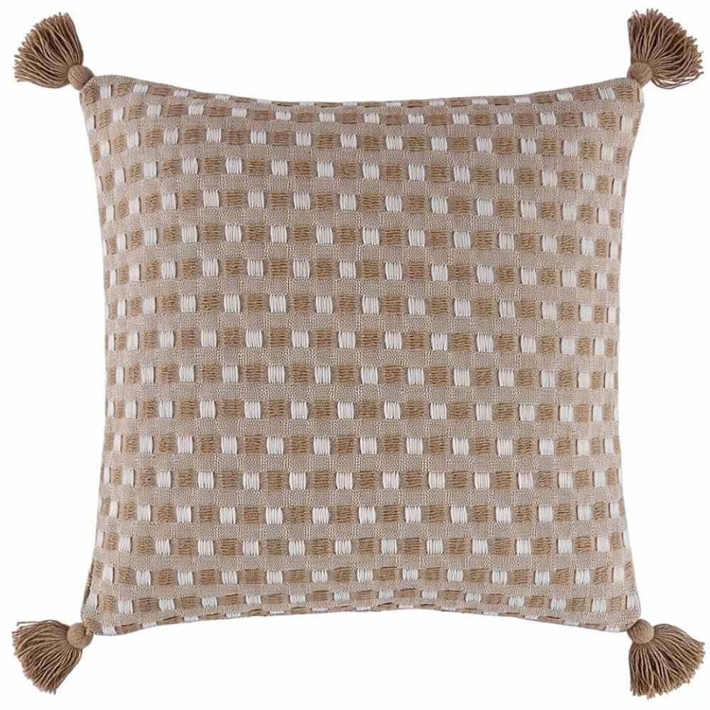 Capa de Almofada Provence 45X45 cm Havan Casa - Nude