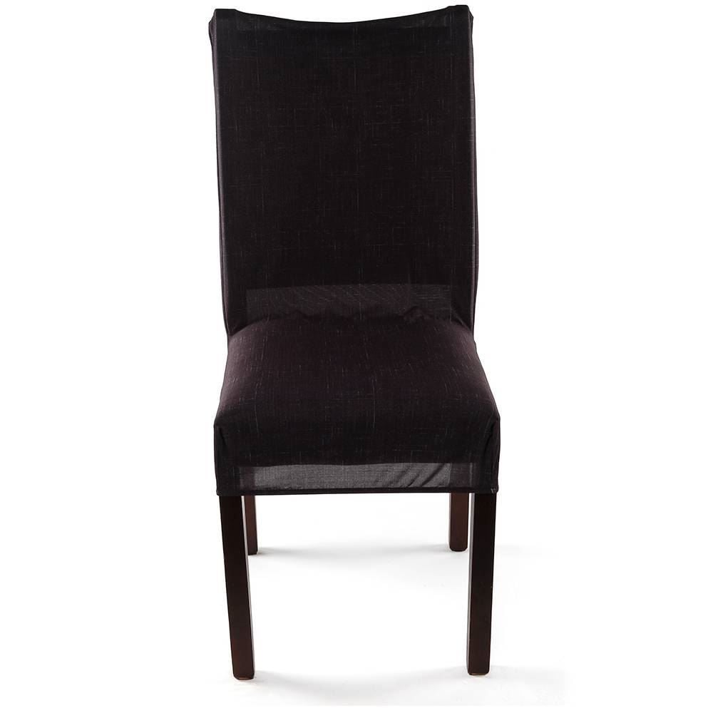 Capa De Cadeira Requinte Havan Casa - Linho Preto