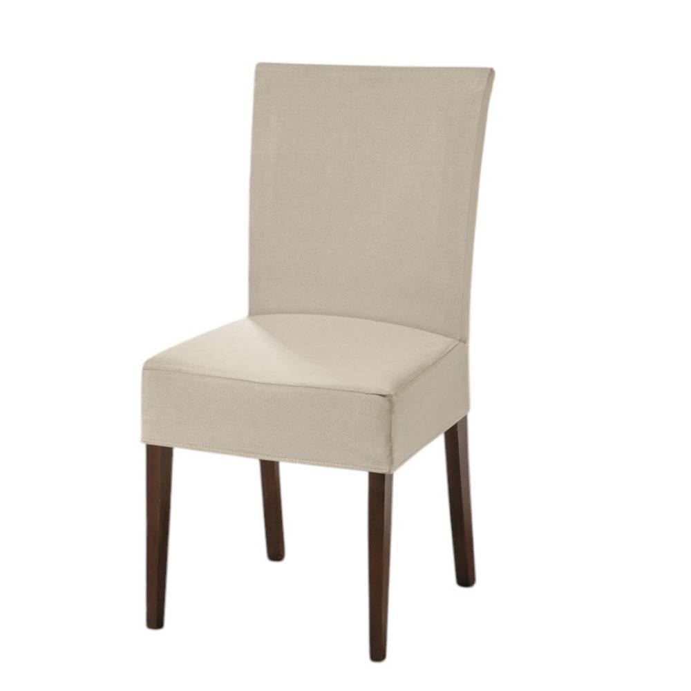 Capa Para Cadeira Malha Suplex Havan Casa - Cru