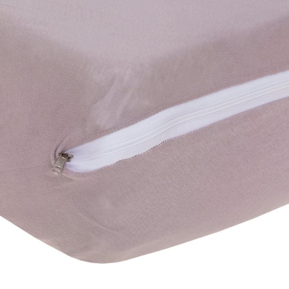 Capa Para Colchão 100% Algodão Com Zíper Queen Solecasa - Cru 7775