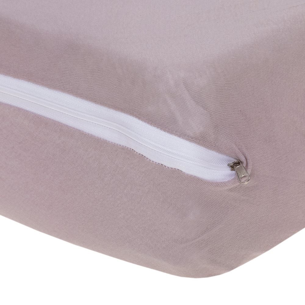 Capa Para Colchão 100% Algodão Com Zíper Queen Solecasa - Cru 7775