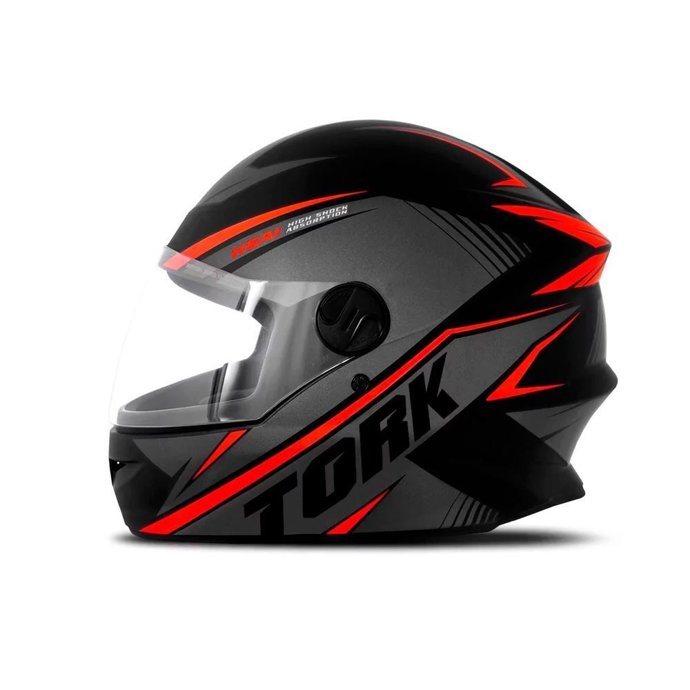 Capacete Pro Tork R8 - PRETO/VERMELHO 56