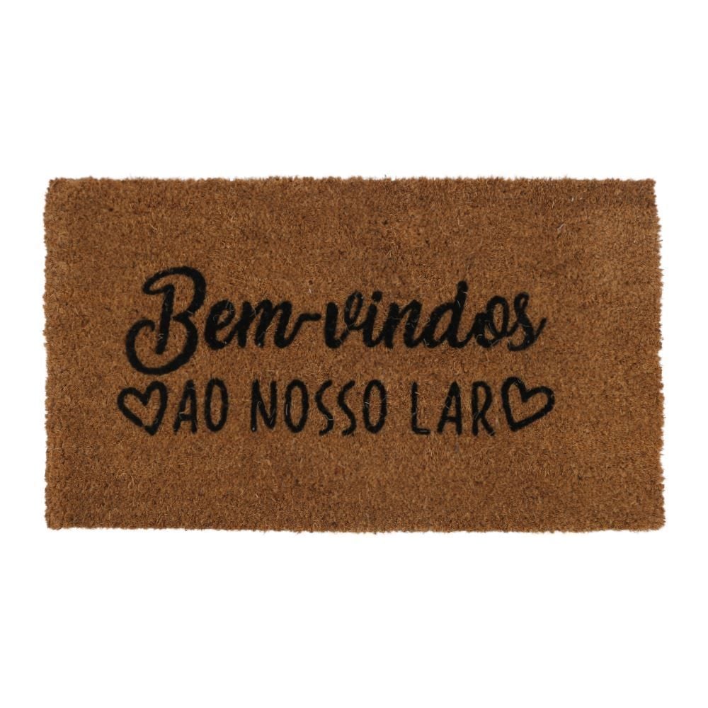 Capacho Fibra de Coco 33X60 cm Mumbai Havan Casa - Bem Vindos