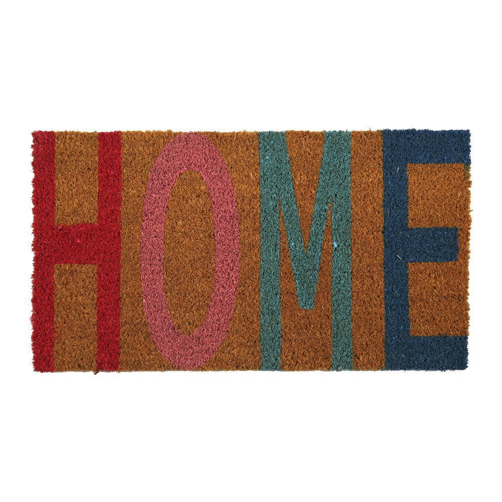 Capacho Fibra De Coco Mumbai Color 33X60cm Havan - Home Colorido