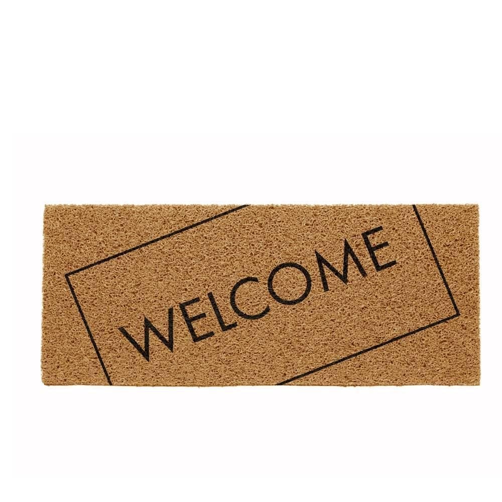 Capacho Para Porta De Entrada 30X70 Cm Vinil Long Havan Casa - Welcome 