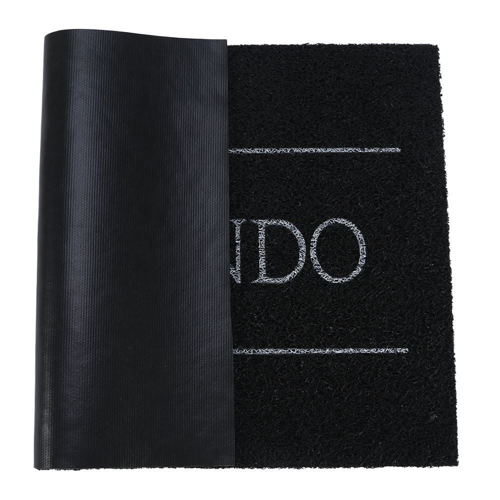 Capacho para Porta de Entrada 40X60 cm Vinil Havan Casa - Bem Vindo Preto