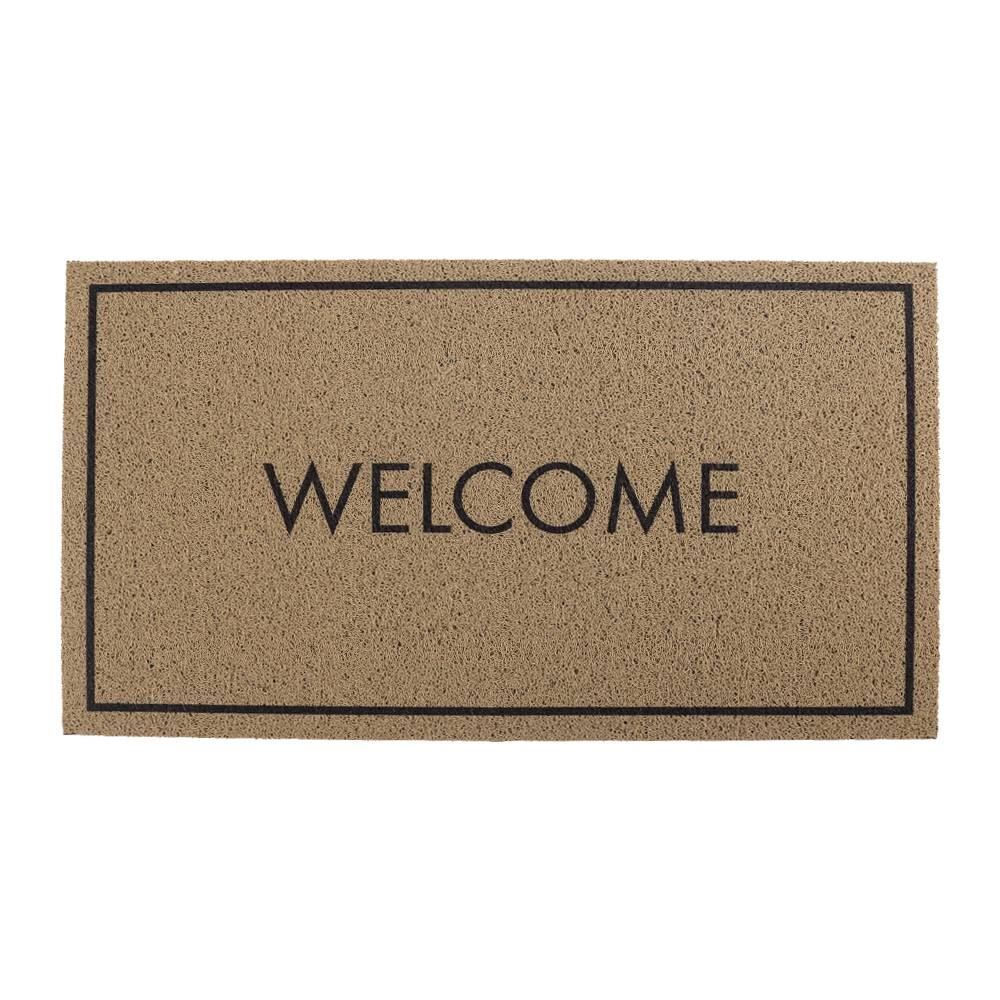 Capacho Vinil 50X90 Bem Vindo Solecasa - Welcome Novo