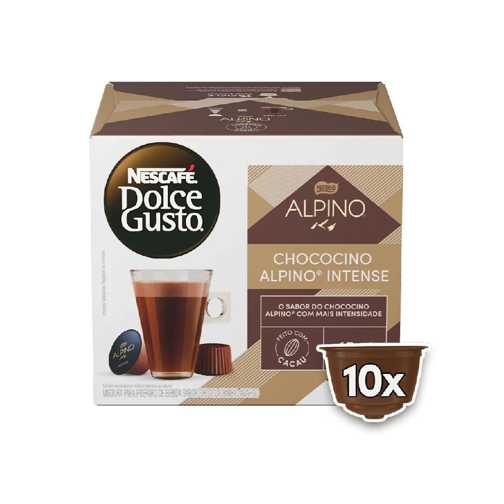 Cápsulas De Alpino Intense Dolce Gusto 180G - 10 Cápsulas