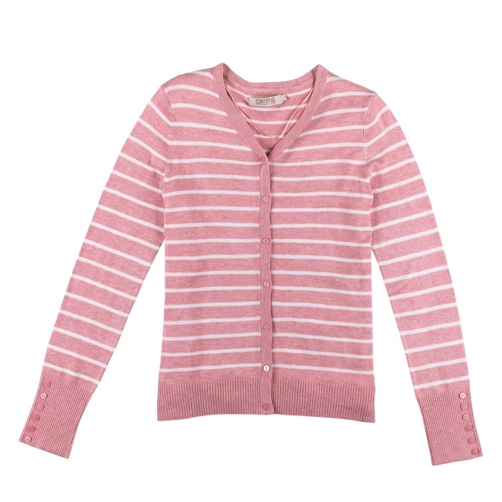 Cardigan Feminino Tricot Listras Contatho