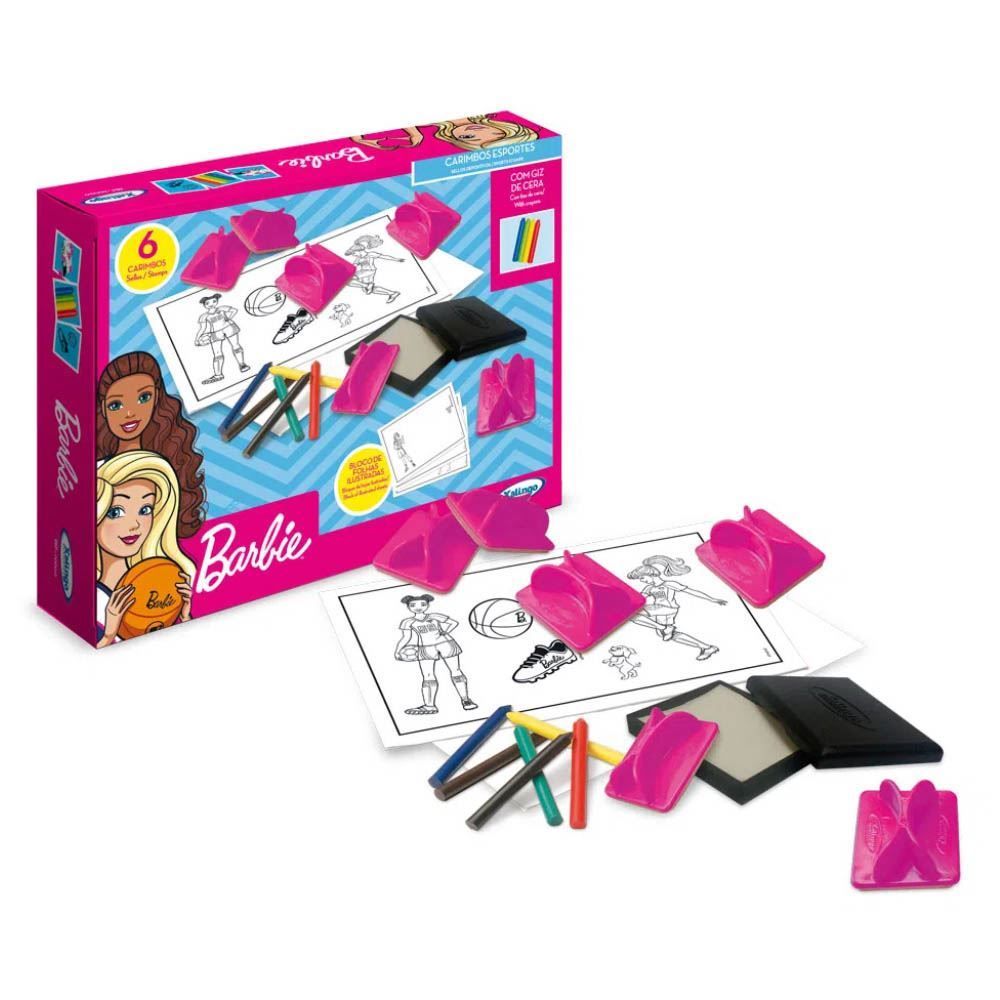 Carimbos Dos Esportes Barbie Esportista Xalingo - 23176