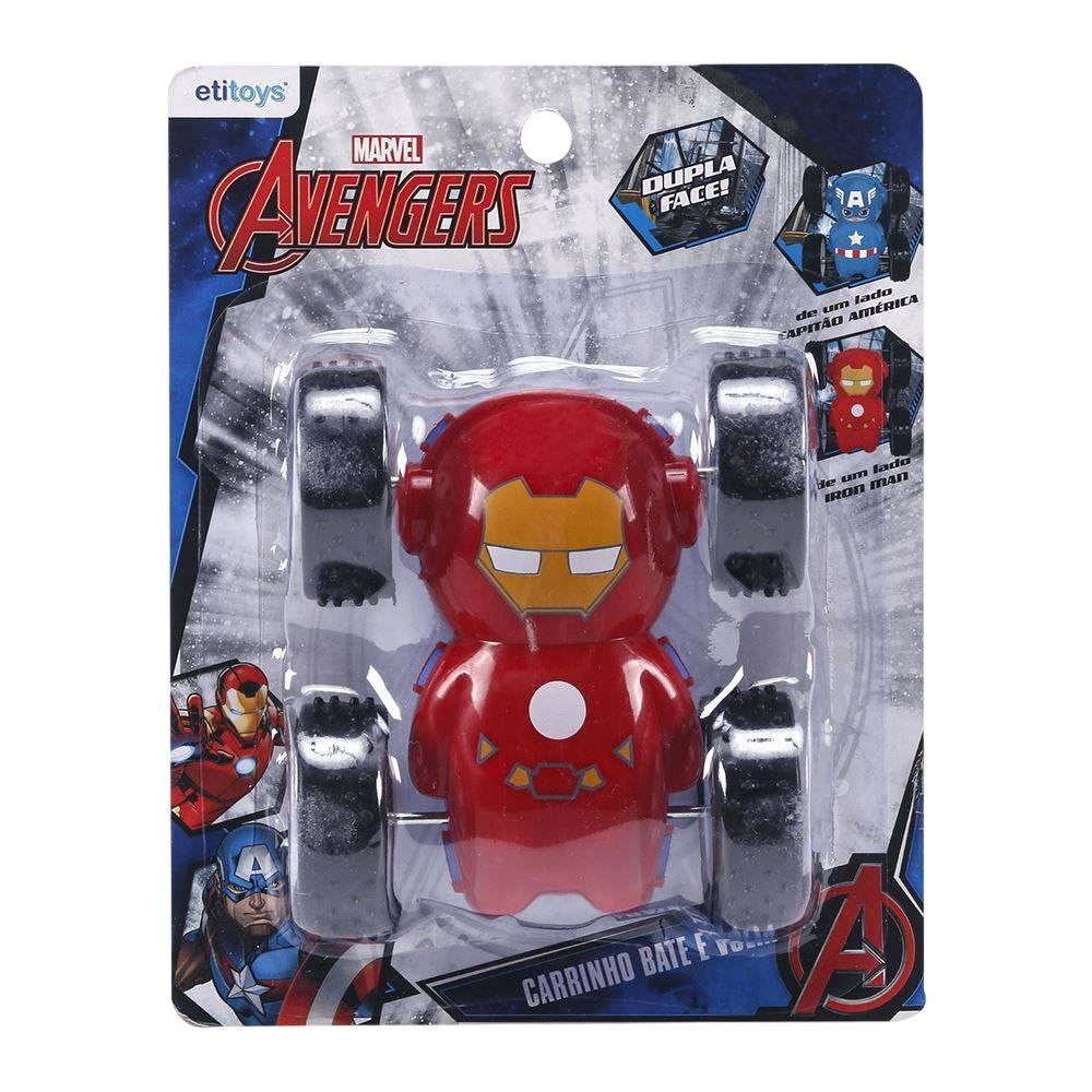 Carrinho Bate E Volta De Fricção Vingadores Etitoys - YD-714