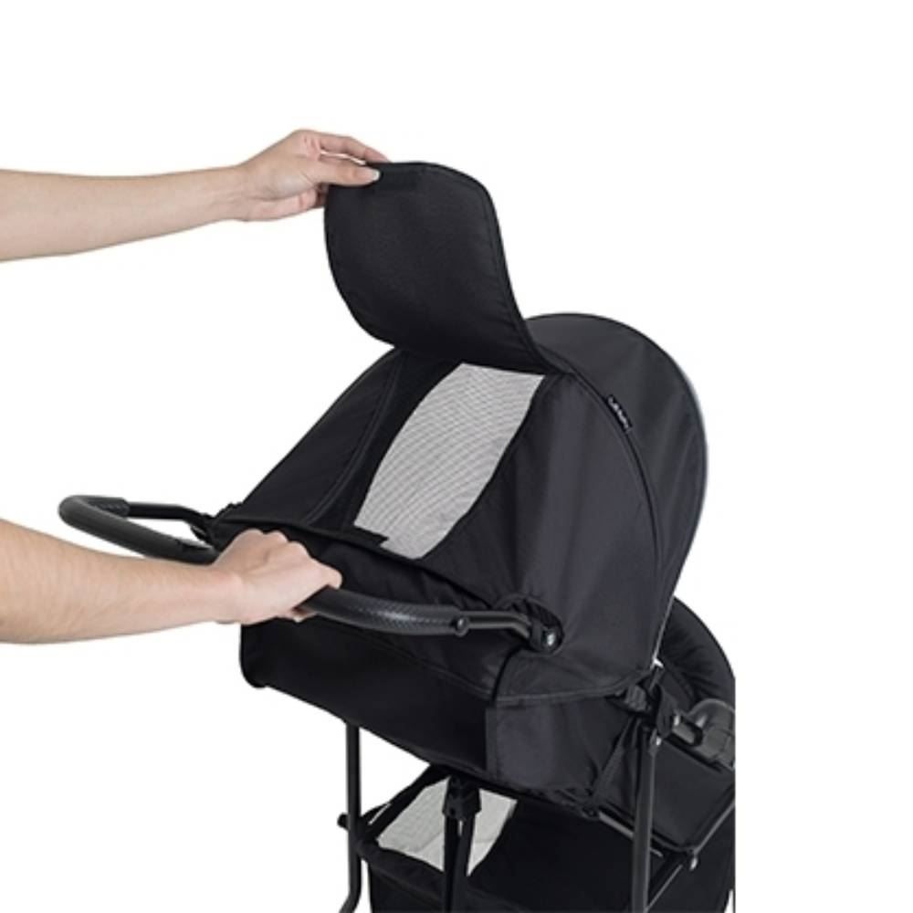 Carrinho Berço Hórus Ii 0 À 15Kg Tutti Baby - Preto