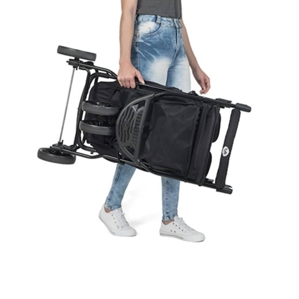 Carrinho Berço Hórus Ii 0 À 15Kg Tutti Baby - Preto