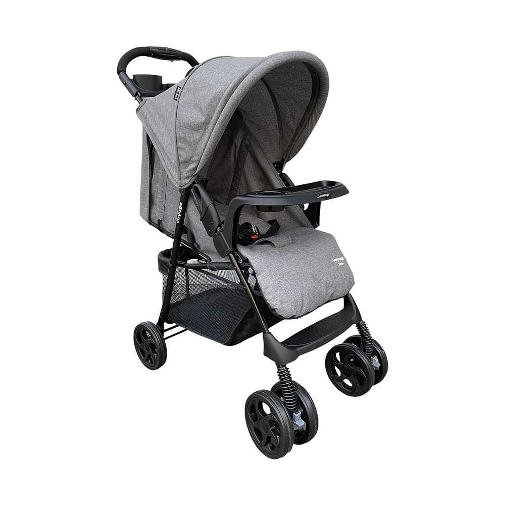 Carrinho De Bebê Jobim Voyage - Cinza Mescla