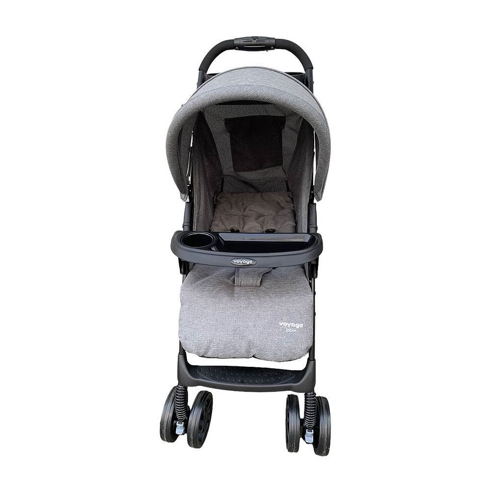 Carrinho De Bebê Jobim Voyage - Cinza Mescla