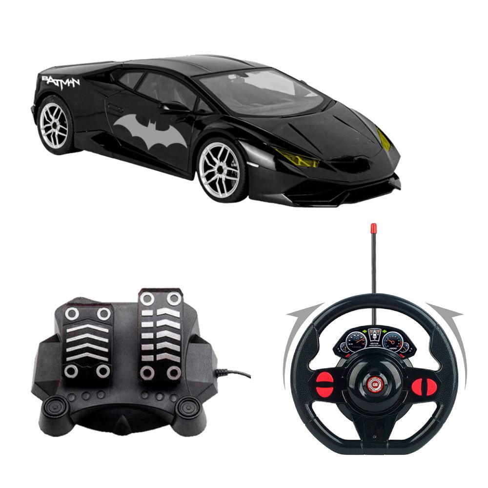 Carrinho De Controle Remoto Batman Bat Candide - 9046