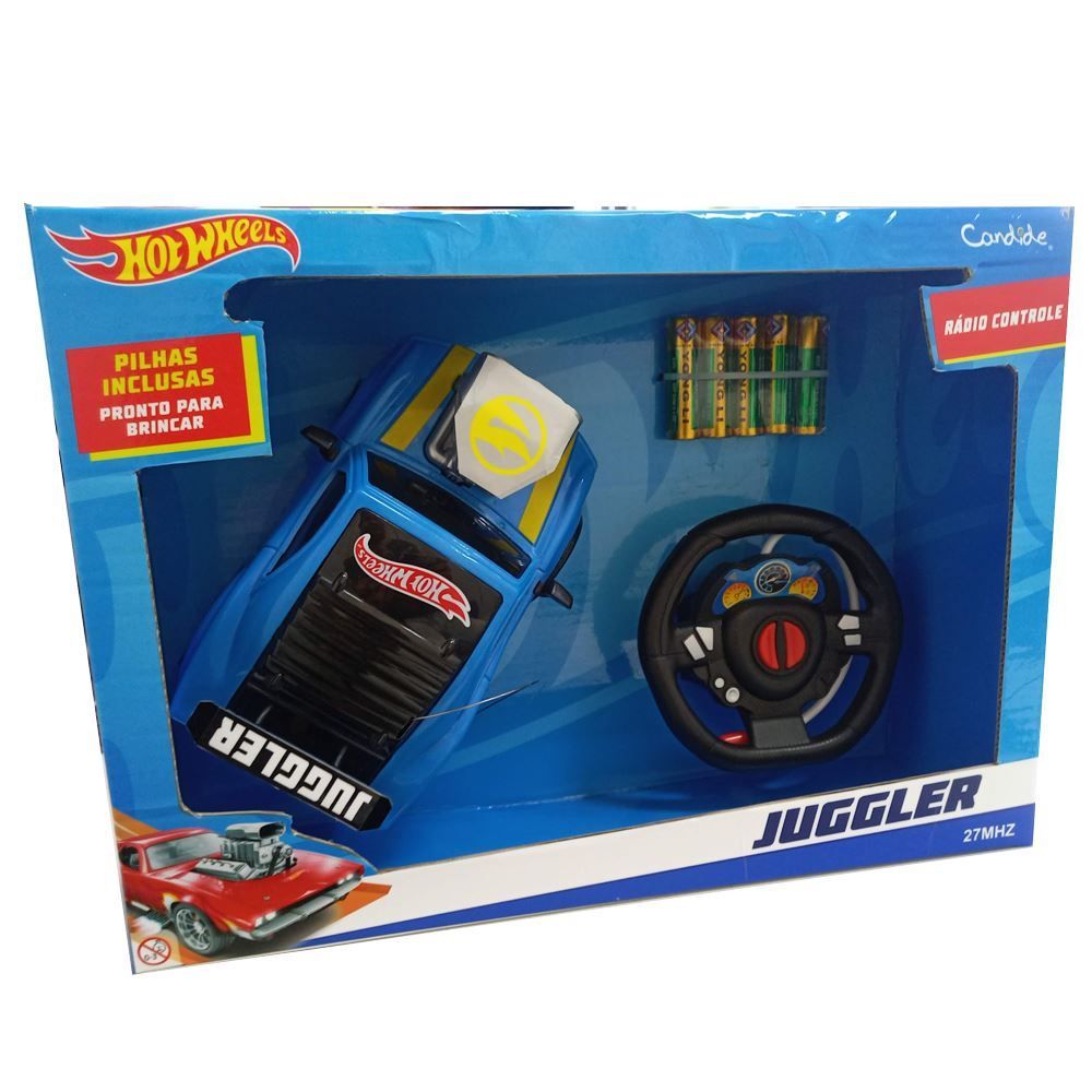 Carrinho De Controle Remoto Juggler Hot Wheels Candide - 45003