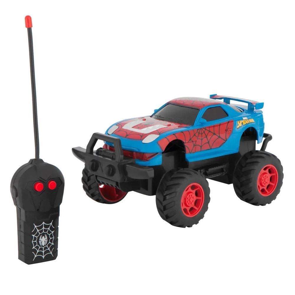 Carrinho De Controle Remoto Spider Man Web Tangle 3 Funções Candide - 5840