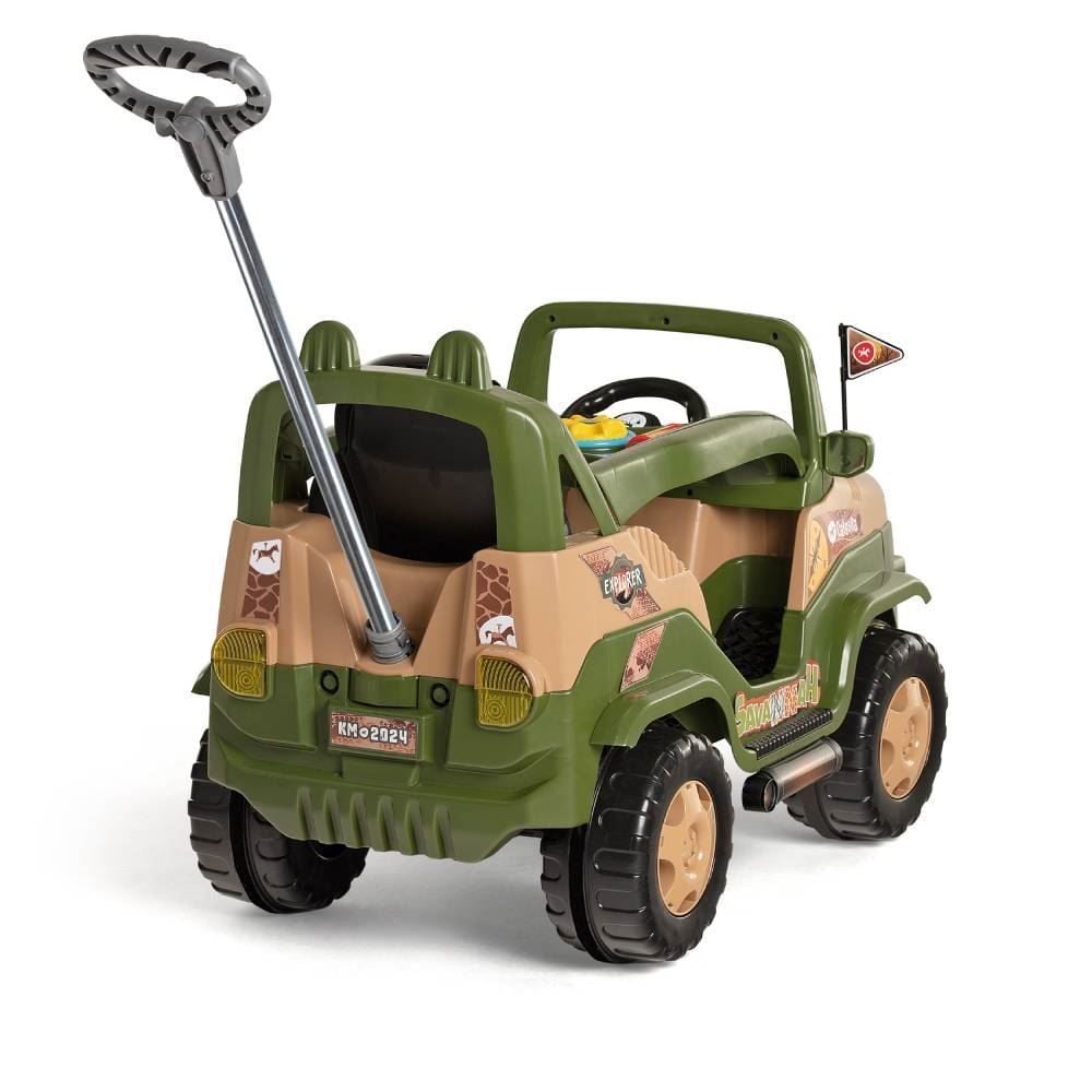 Carrinho De Passeio Com Pedal Diipi Savannah Calesita - Verde