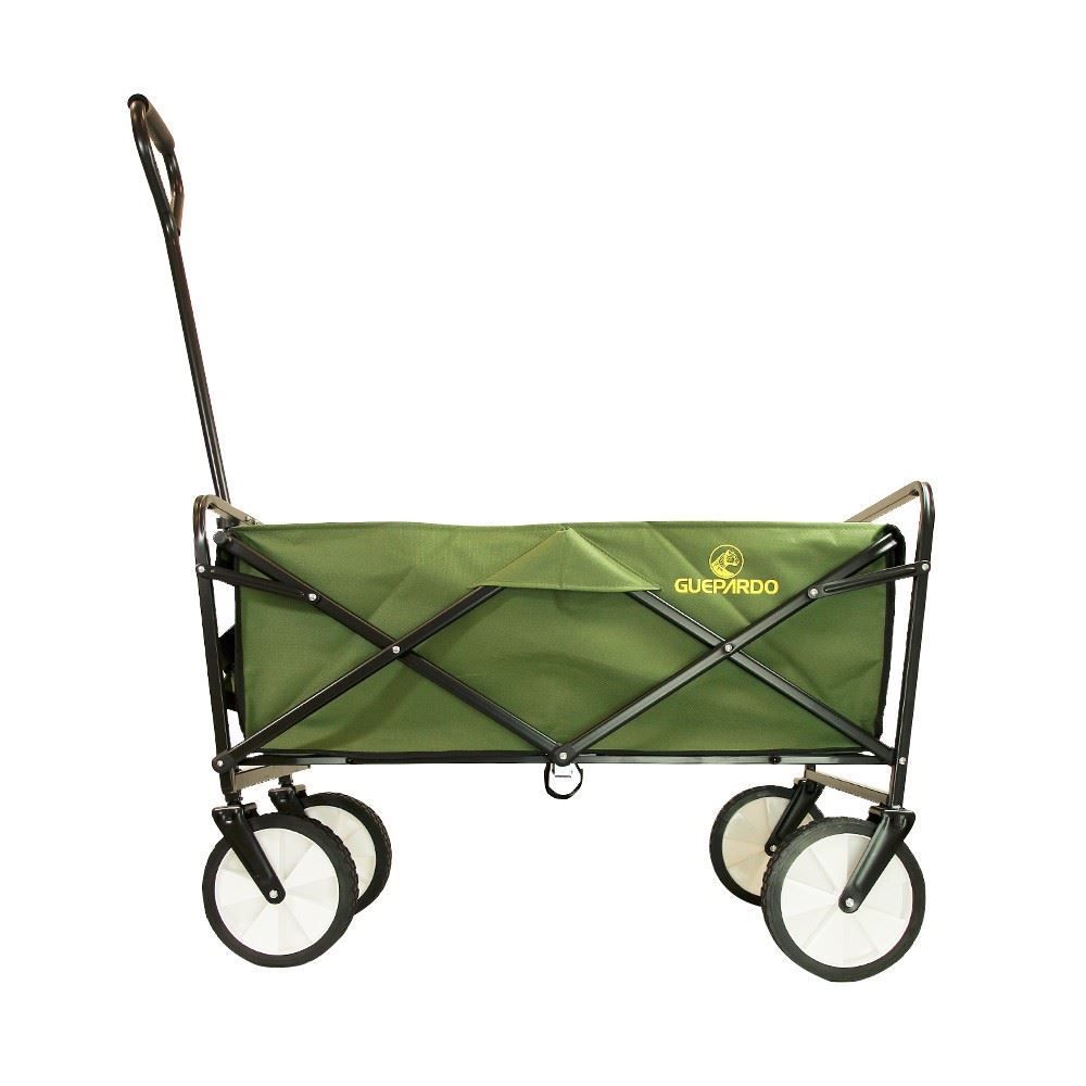 Carrinho de Transporte Dobrável 80Kg Roller Guepardo - Verde