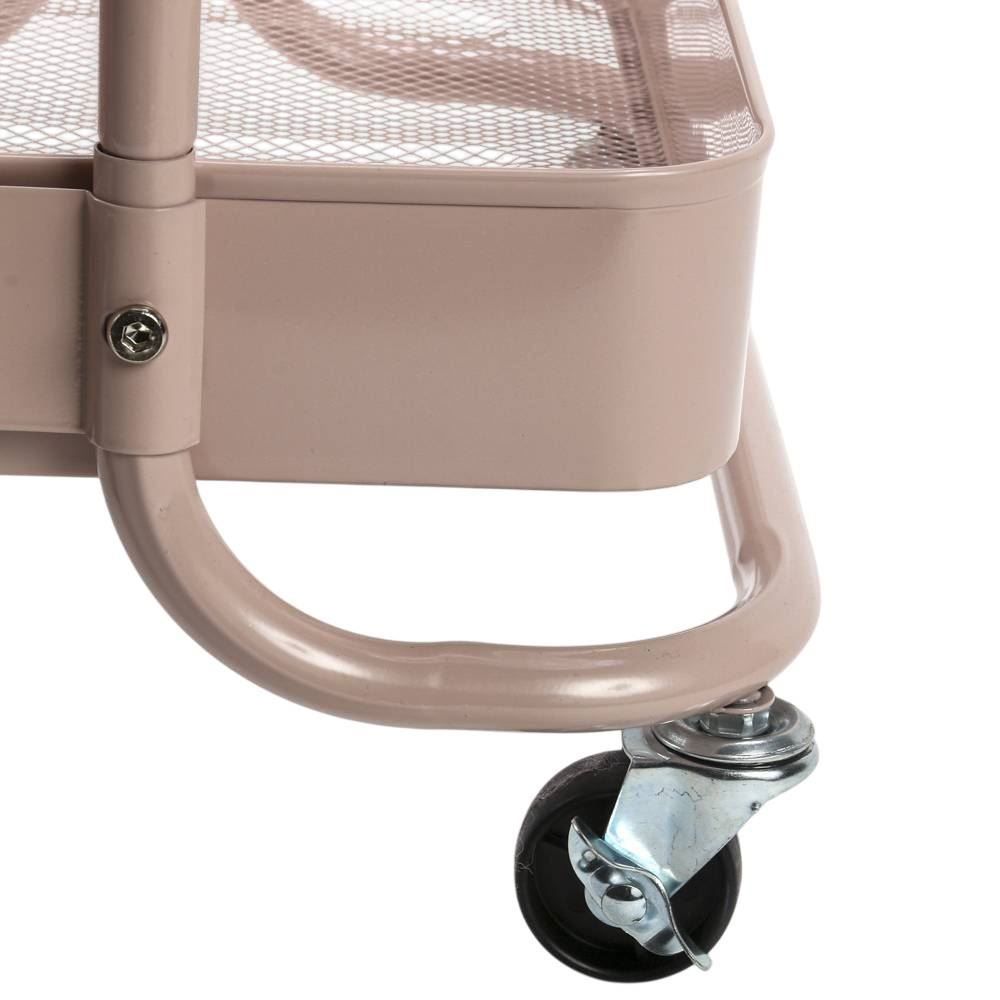 Carrinho Dubai Multiuso 3 Prateleiras Havan Casa - Rosa