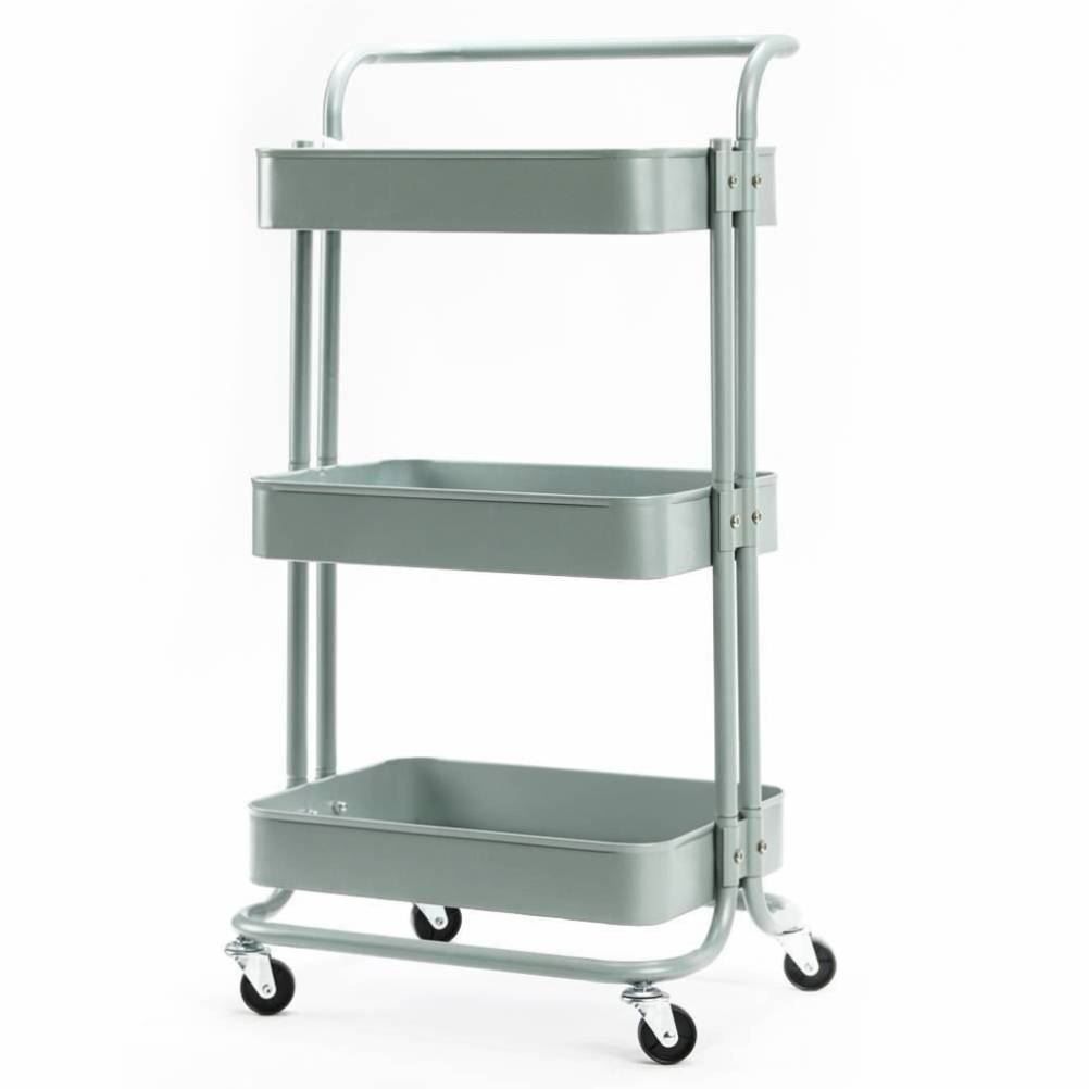 Carrinho Dubai Multiuso 3 Prateleiras Havan Casa - Verde