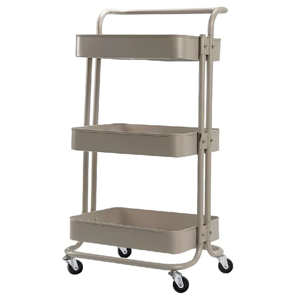 Carrinho Dubai Multiuso 3 Prateleiras Havan Casa - Cru