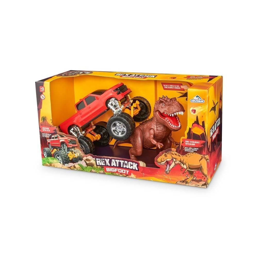 Carro Bigfoot Rex Attack Dino Adijomar - 956
