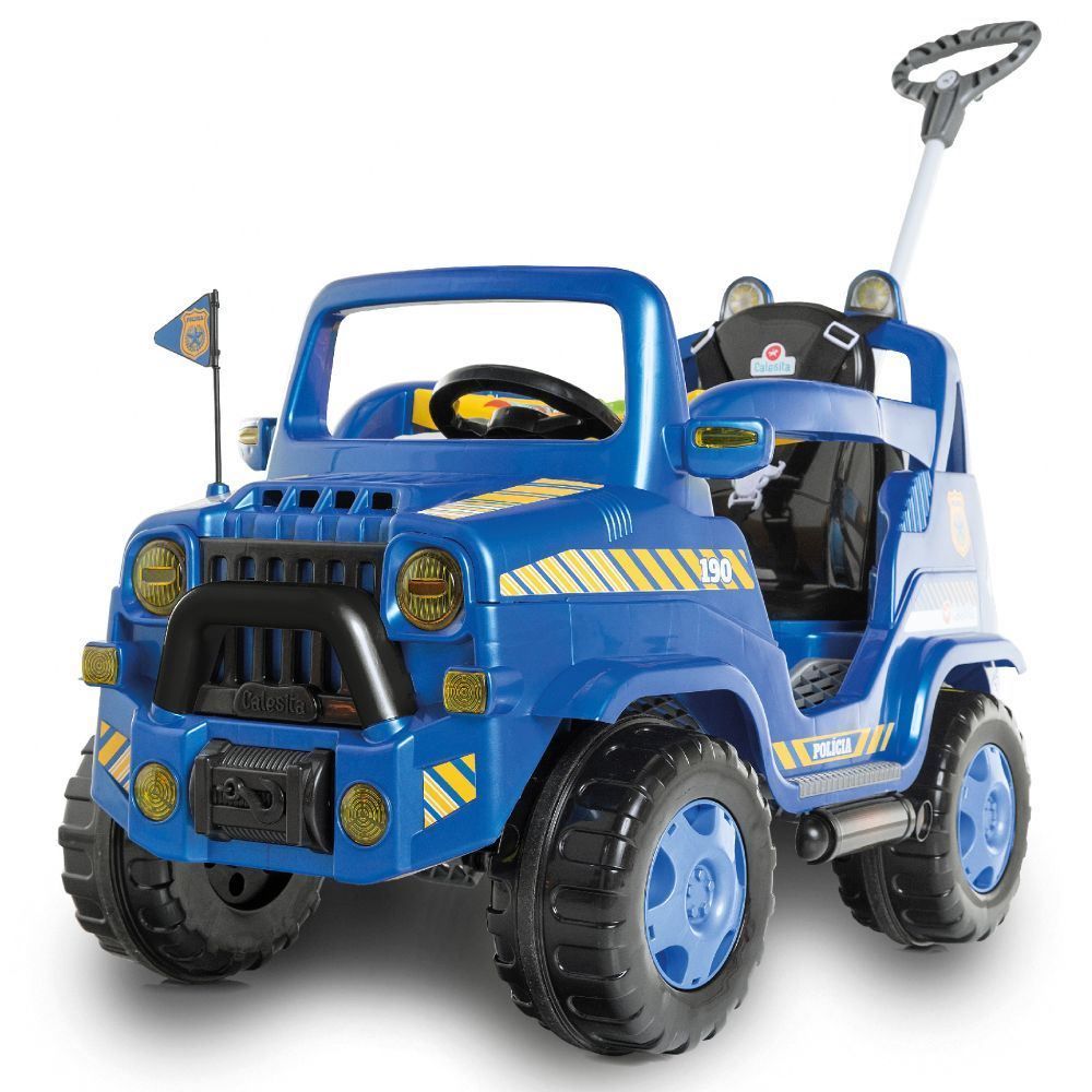 Carro Calesita Diipi Policia Passeio E Pedal - 1019