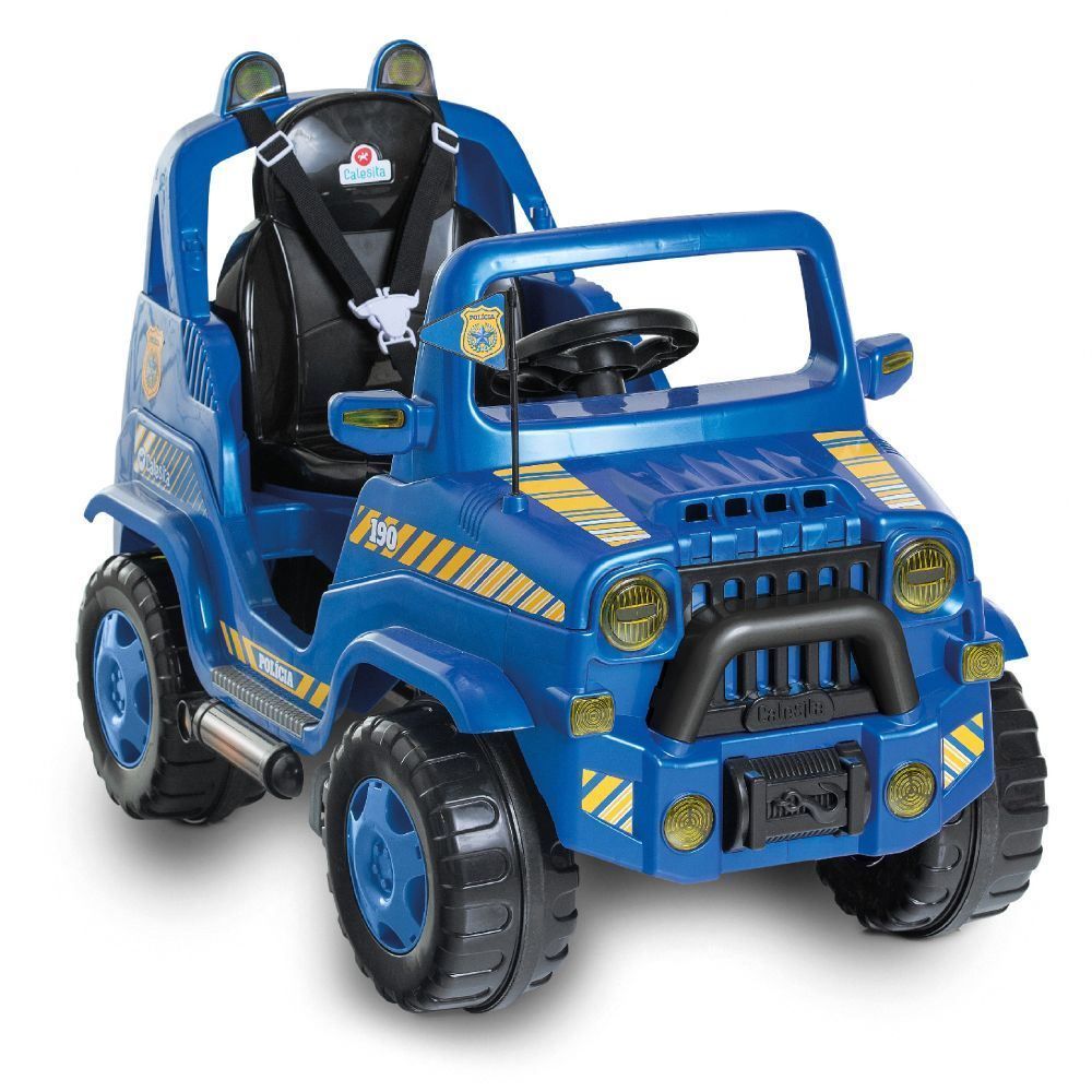 Carro Calesita Diipi Policia Passeio E Pedal - 1019