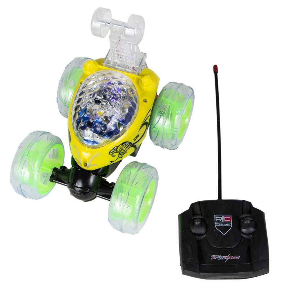 Carro Com Controle Remoto Power Machines Amarelo Havan Toys - HBR0350