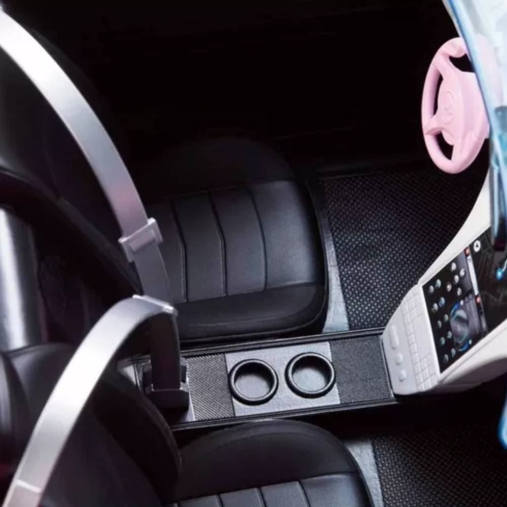 Carro Conversível Rosa 2 Lugares Barbie Mattel - HBT92