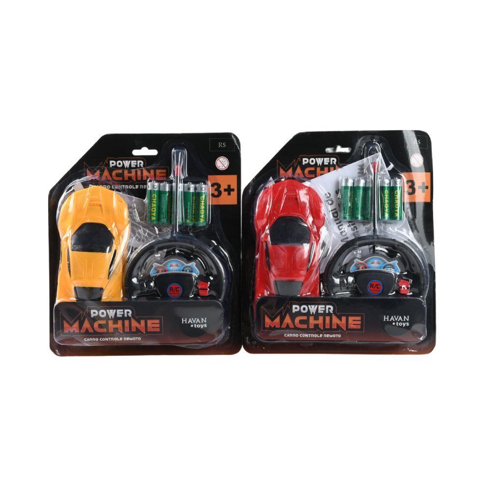 Carro de Controle Remoto Power Machine Havan Toys - Sortido