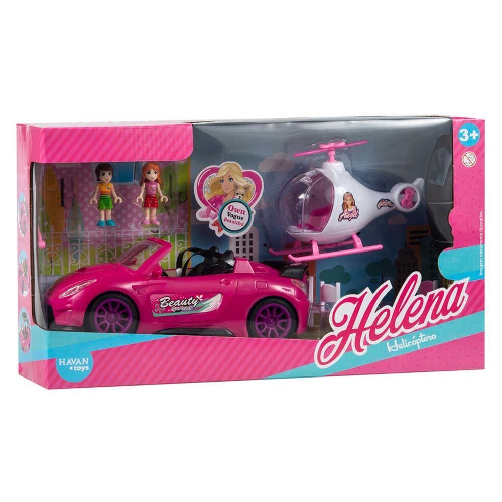 Carro E Helicóptero Helena Havan Toys - HBR0417
