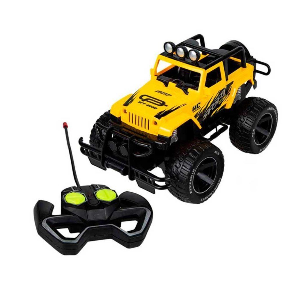 Carro Jipe com Controle Remoto Power Machines Amarelo Havan Toys - HBR0348