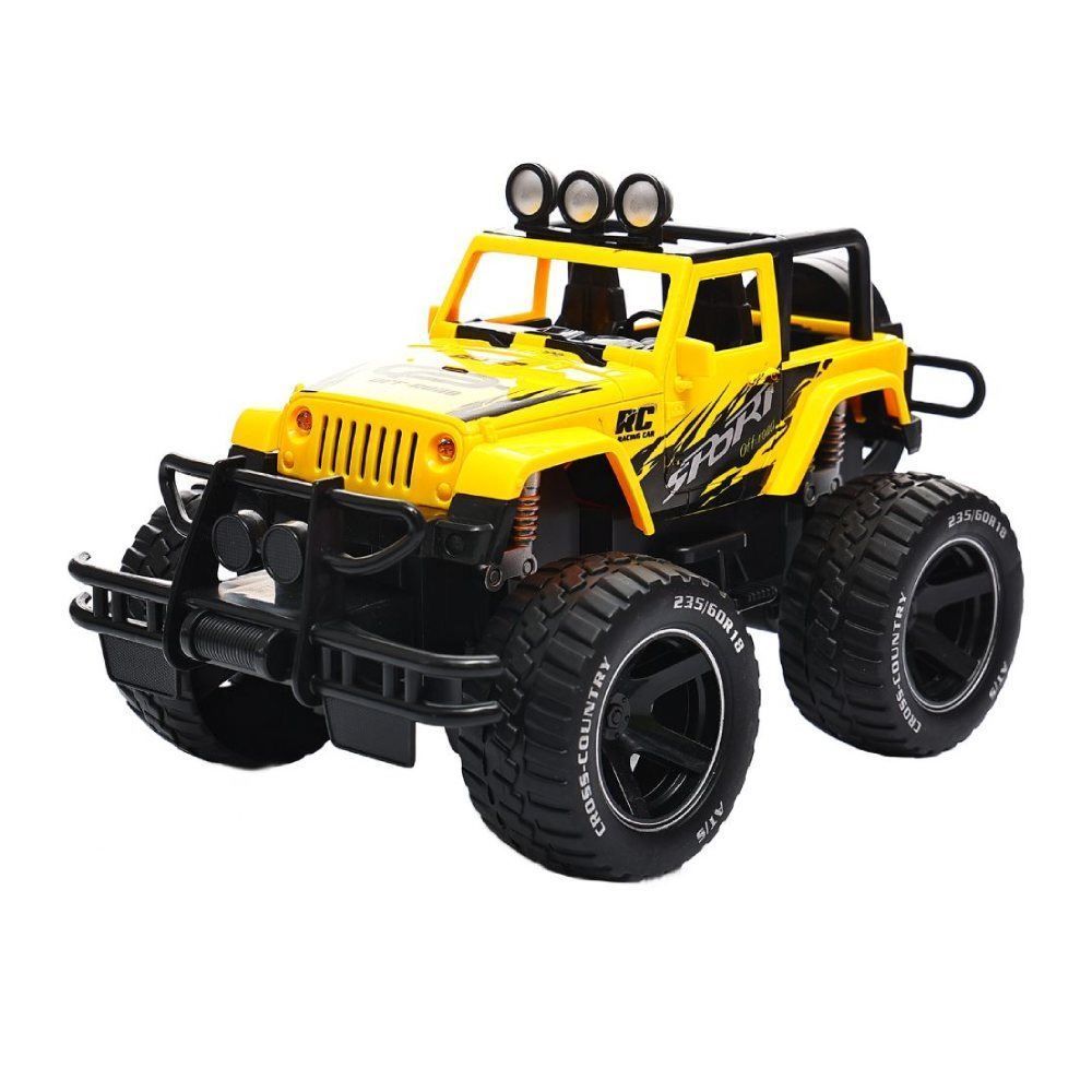 Carro Jipe com Controle Remoto Power Machines Amarelo Havan Toys - HBR0348